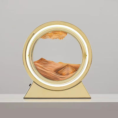 SandGlow - Sand Art Table Lamp with LED Light