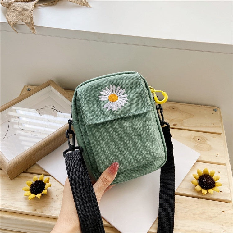 DaisyCanvas – Cute Canvas Messenger Bag for Girls