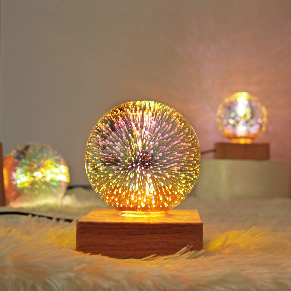 Glintora - 3D Fireworks Starry Sky LED Table Lamp