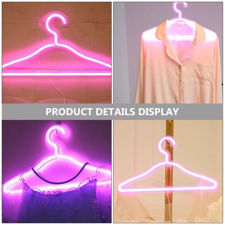 GlowHanger LED Lamp - Neon Clothes Rack Light