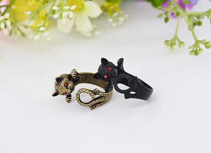 PawLuxe - Adjustable Cat Ring with Vintage Design