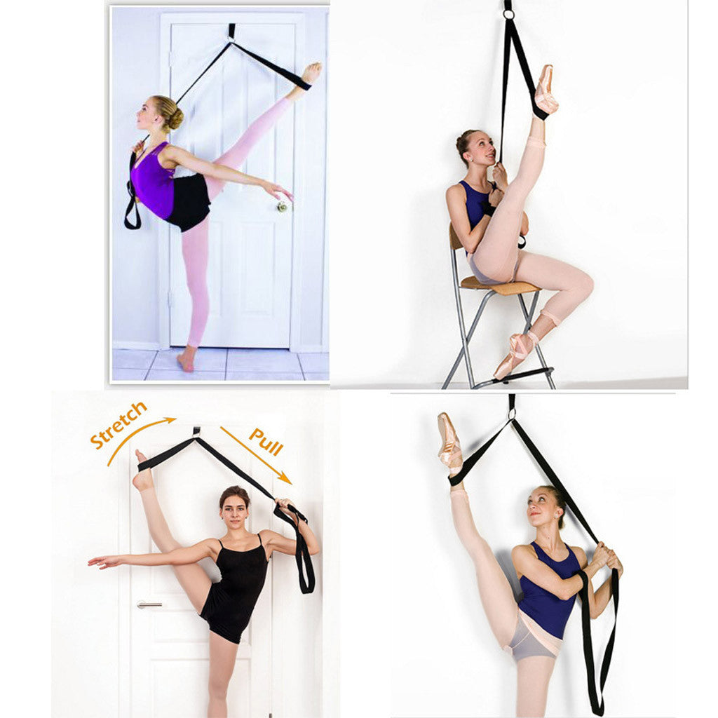 FlexaStrap - Door Flexibility & Leg Stretcher for Yoga, Dance, Ballet