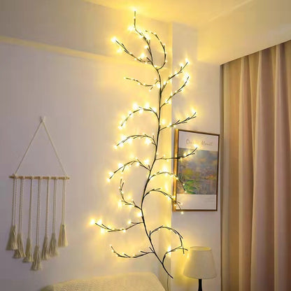 Twilight Rattan Lights - LED String for Holiday & Room Decor