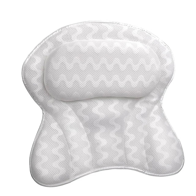 BathEase Ultra Soft 3D Bath Pillow – Neck & Back Support