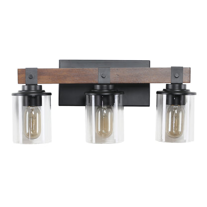 Rustora - 3-Light Farmhouse Vanity Bathroom Fixture