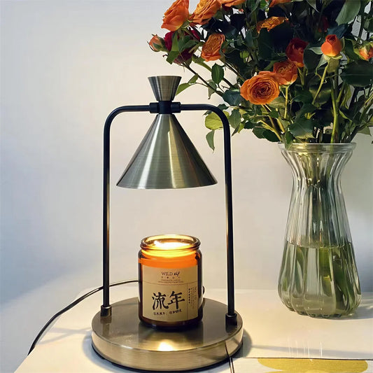 GlowEssence - Dimmable Electric Candle Warmer and Wax Melting Lamp