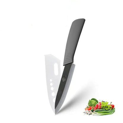 ZenChef Ceramic Knife Set - Kitchen Knives with White Zirconia Blades