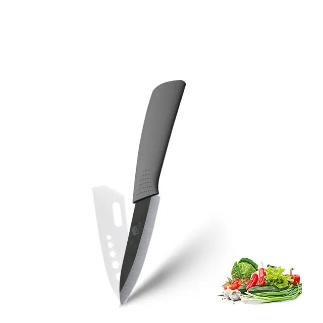 ZenChef Ceramic Knife Set - Kitchen Knives with White Zirconia Blades