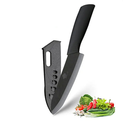 ZenChef Ceramic Knife Set - Kitchen Knives with White Zirconia Blades