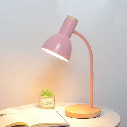 LumoNord Desk Lamp - Folding Nordic LED Wooden Table Lamp