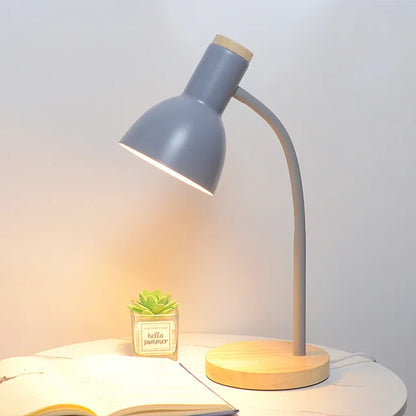 LumoNord Desk Lamp - Folding Nordic LED Wooden Table Lamp