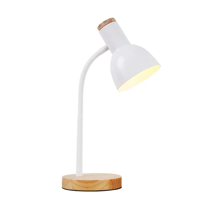 LumoNord Desk Lamp - Folding Nordic LED Wooden Table Lamp