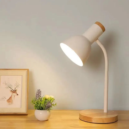 LumoNord Desk Lamp - Folding Nordic LED Wooden Table Lamp