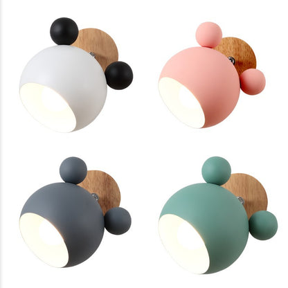 GlowMickey - Nordic Wall Lamp for Kids' Rooms