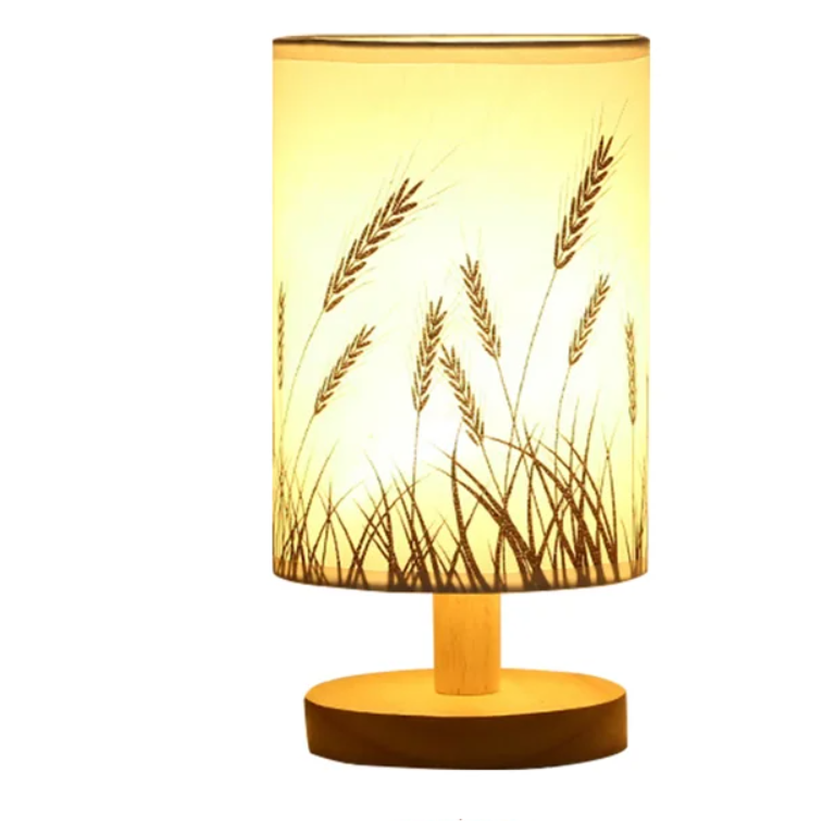 Luminio Table Lamp - USB-Powered Linen Night Lamp