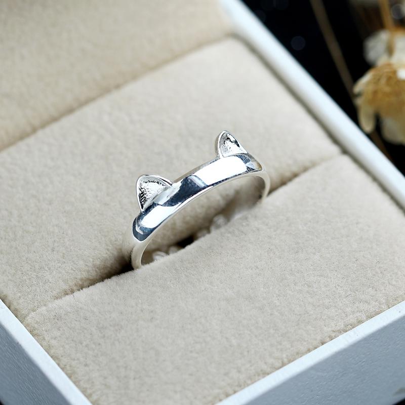 PurrSilver - Adjustable Cat Ear Ring