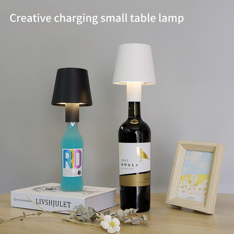 GlowVino Lamp - Rechargeable Wine Bottle Table Lamp