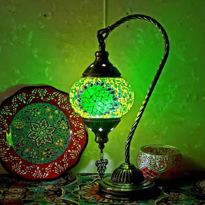 MosaicGlow - Moroccan Decorative Bedside Table Lamp