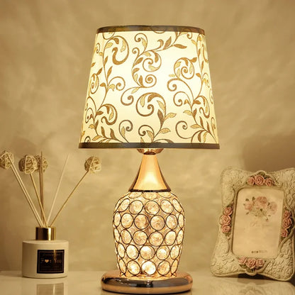 Svelture - European Crystal Table Lamp for Bedrooms