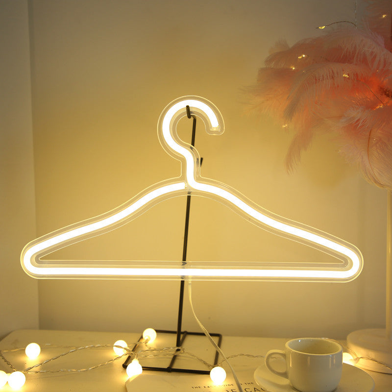 GlowHanger LED Lamp - Neon Clothes Rack Light