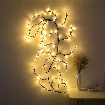 Twilight Rattan Lights - LED String for Holiday & Room Decor