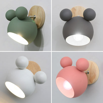 GlowMickey - Nordic Wall Lamp for Kids' Rooms