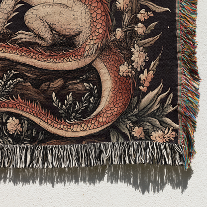 Mystic Dragon Woven Blanket