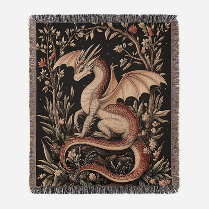 Mystic Dragon Woven Blanket