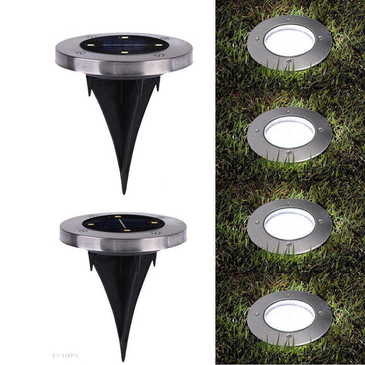 SolarGlow Path - 4-LED Solar Ground Light