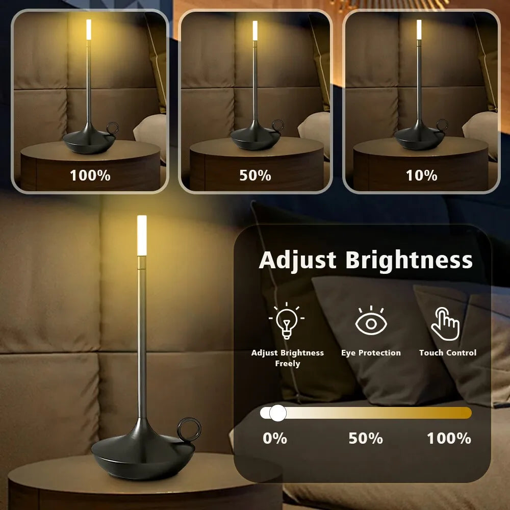 LumiCandle - LED Desk Lamp with USB Charging