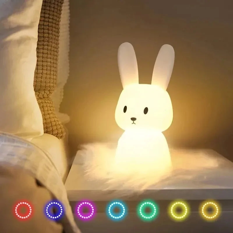 BunnyGlow Lamp - Touch Control LED Rabbit Night Light