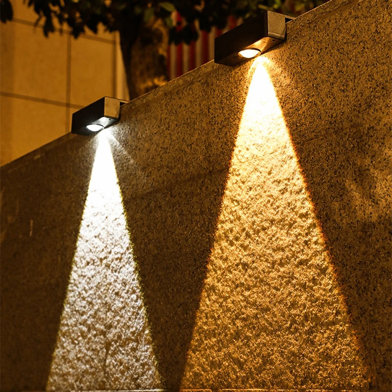 LumiSquare - Solar Outdoor Wall Lights