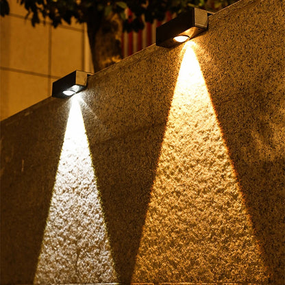 LumiSquare - Solar Outdoor Wall Lights