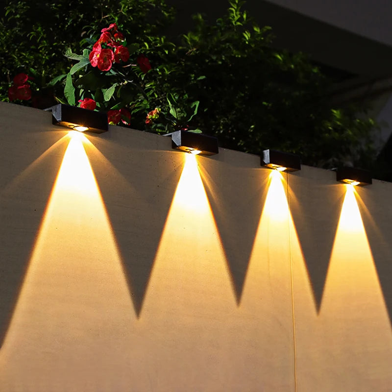 LumiSquare - Solar Outdoor Wall Lights