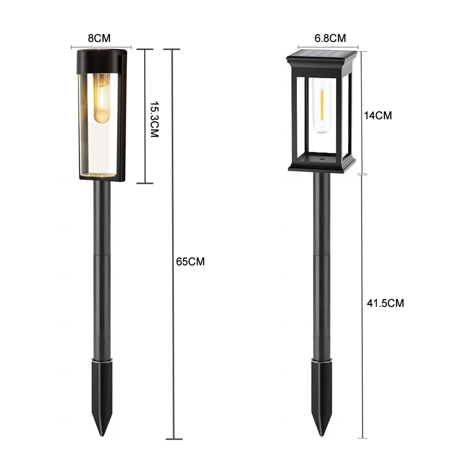 SolarGlow - Outdoor Pathway Lights (Bundle of 2)