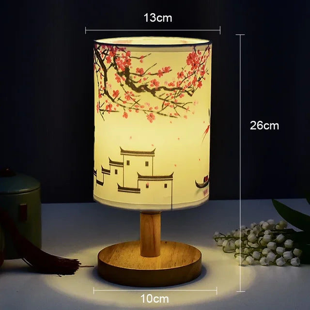 ZenGlow - LED Square Fabric Table Lamp