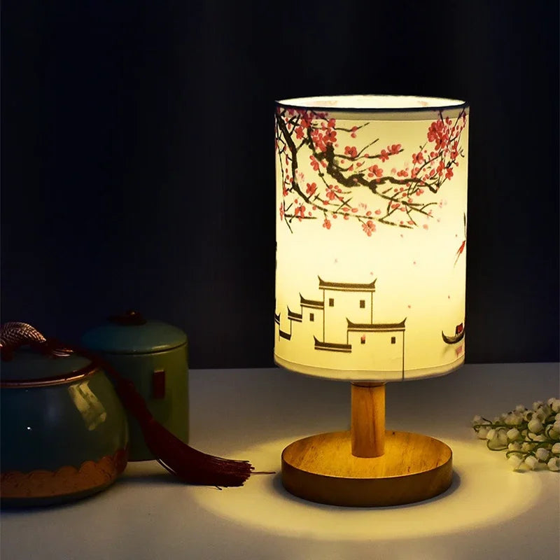 ZenGlow - LED Square Fabric Table Lamp