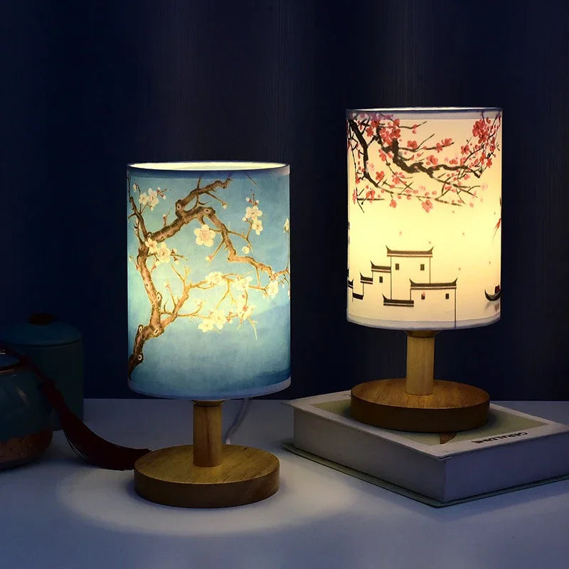 ZenGlow - LED Square Fabric Table Lamp