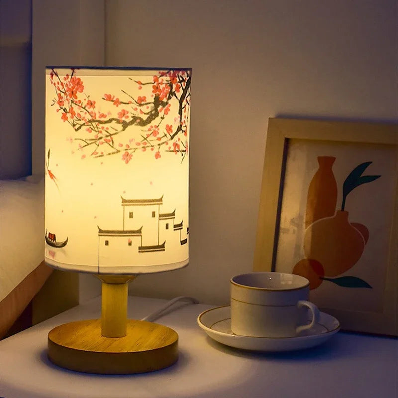 ZenGlow - LED Square Fabric Table Lamp