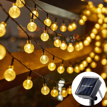 Glintora Solar String Lights - 5m Waterproof LED Fairy Lights