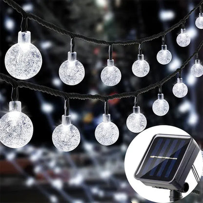 Glintora Solar String Lights - 5m Waterproof LED Fairy Lights