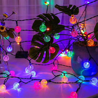 Glintora Solar String Lights - 5m Waterproof LED Fairy Lights