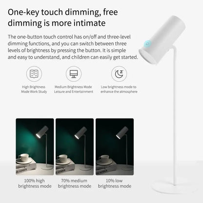 LumoGlow Lamp - LED Desk Light with Eye Protection & USB Charging