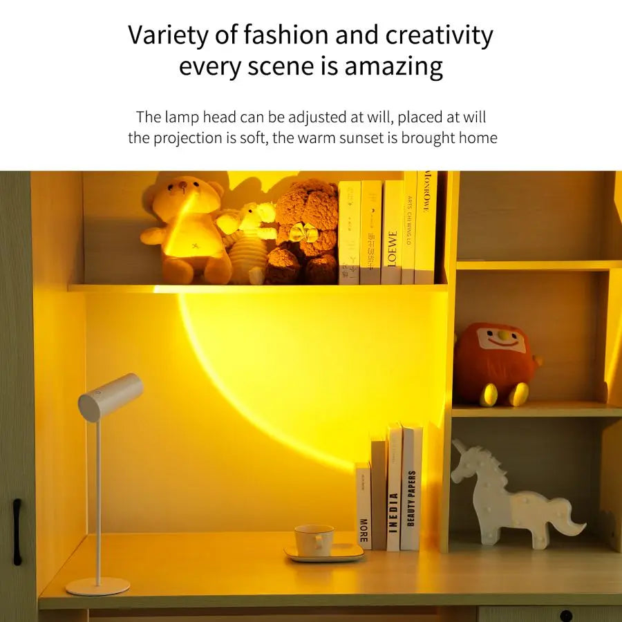 LumoGlow Lamp - LED Desk Light with Eye Protection & USB Charging