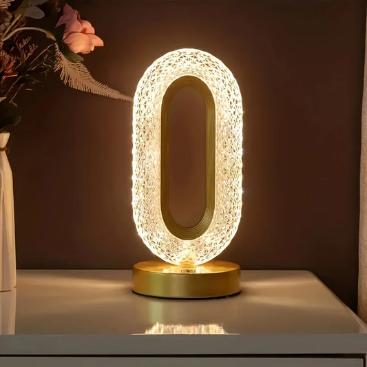 LumoCryst - Luxury Rechargeable Crystal Table Lamp