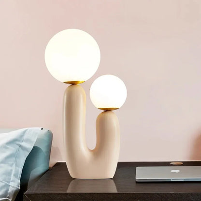 Nordique Glow - Modern Glass Table Lamp