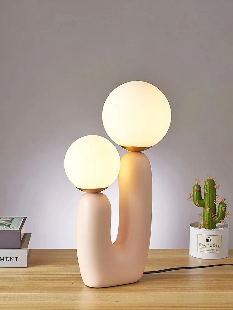 Nordique Glow - Modern Glass Table Lamp