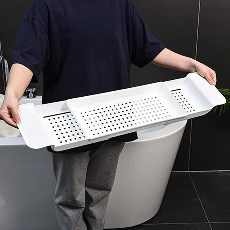 FlexiRack - Retractable Bathtub & Sink Organizer