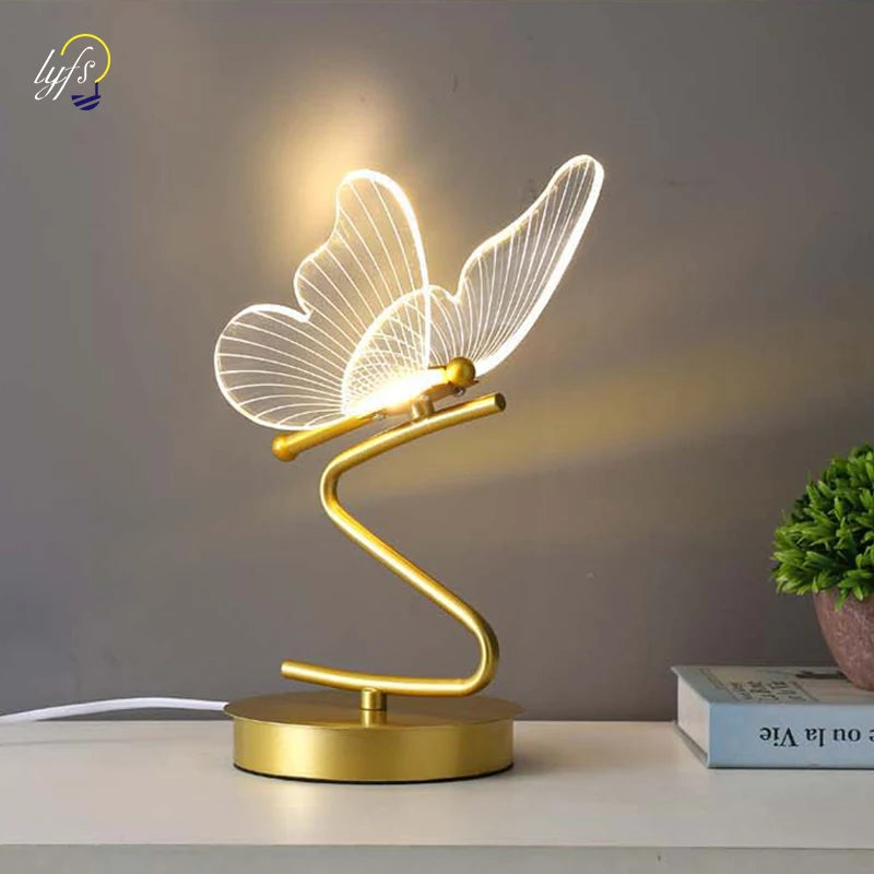 ButterGlow - Nordic LED Butterfly Table Lamp