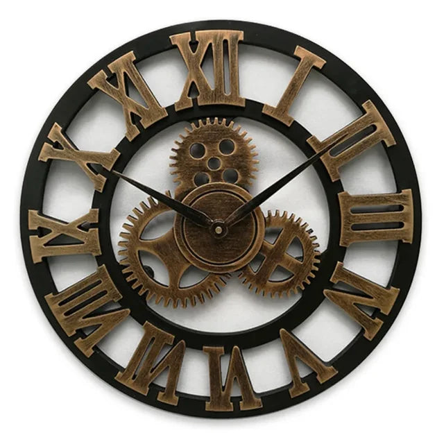 GearRust - Retro Industrial Wall Clock